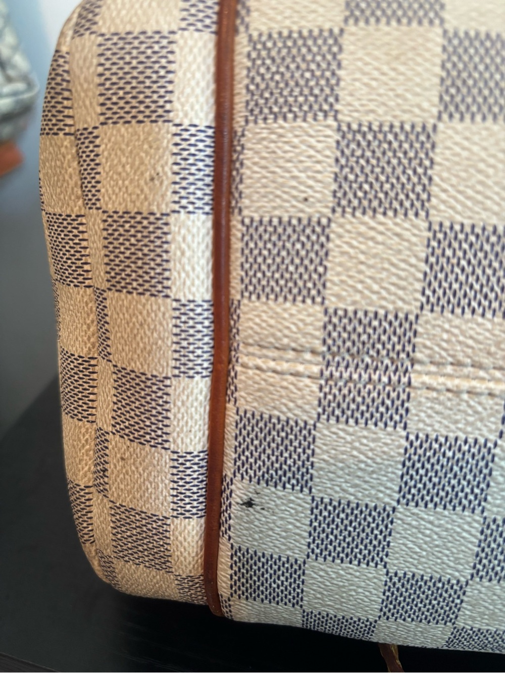Authentic Louis Vuitton Discontinued Totally MM Tote – Damier Azur Canvas - Picture 7 of 16